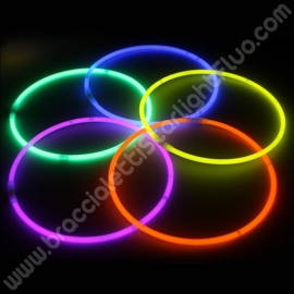 Cannucce colorate Starlight Fluorescenti - 6 pezzi