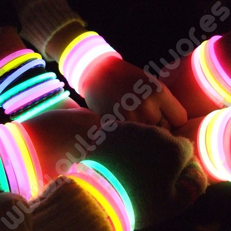 BRACCIALETTI LUMINOSI FLUO (STARLIGHT) ROSA - 100PZ - Jolly Toys